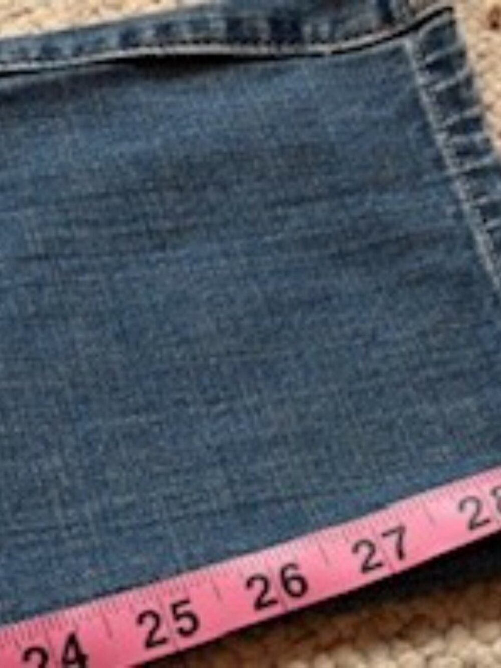 Levi 539 Vintage Straight Blue Jeans 29x32 100% ORGANIC COTTON ECO DENIUM - Picture 7 of 11